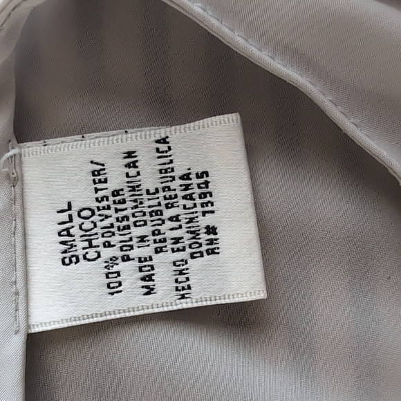 Platinum by Dorothy Schoelen Long Sleeve Floral Tan and Red Blouse Set Size  S - Picture 9 of 10